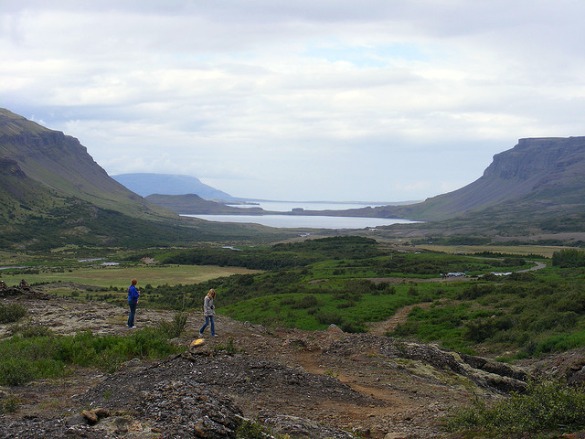 Hiking is a popular summer activity in Iceland