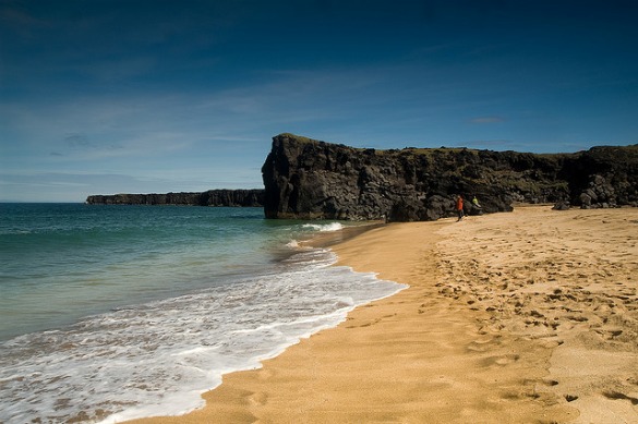 Iceland has lots of beautiful beaches
